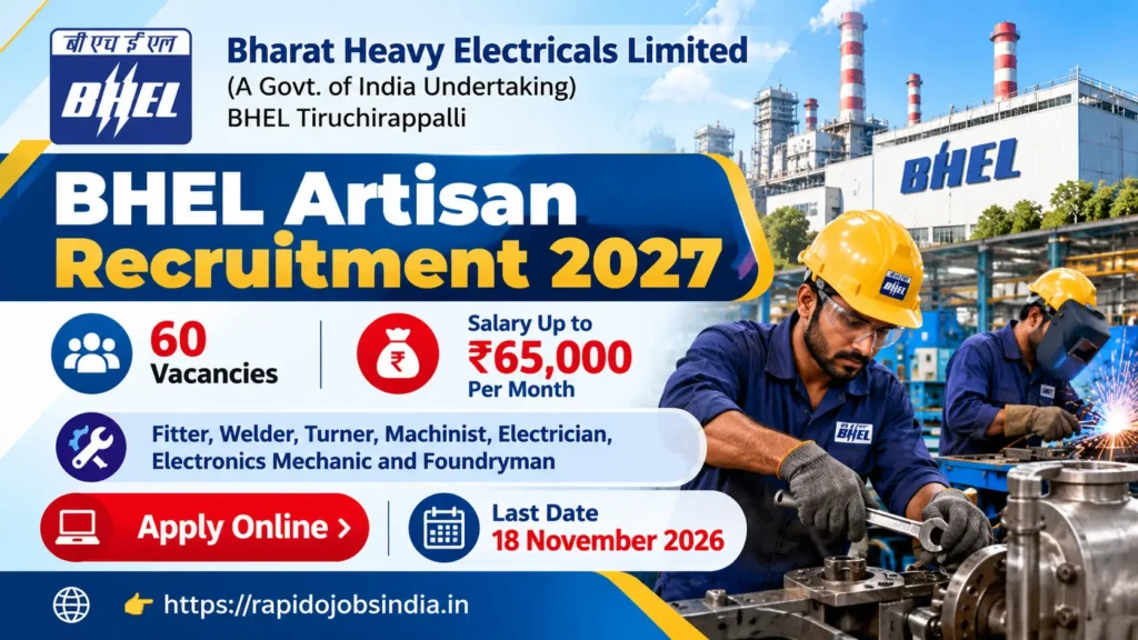 BHEL Artisan Recruitment 2027