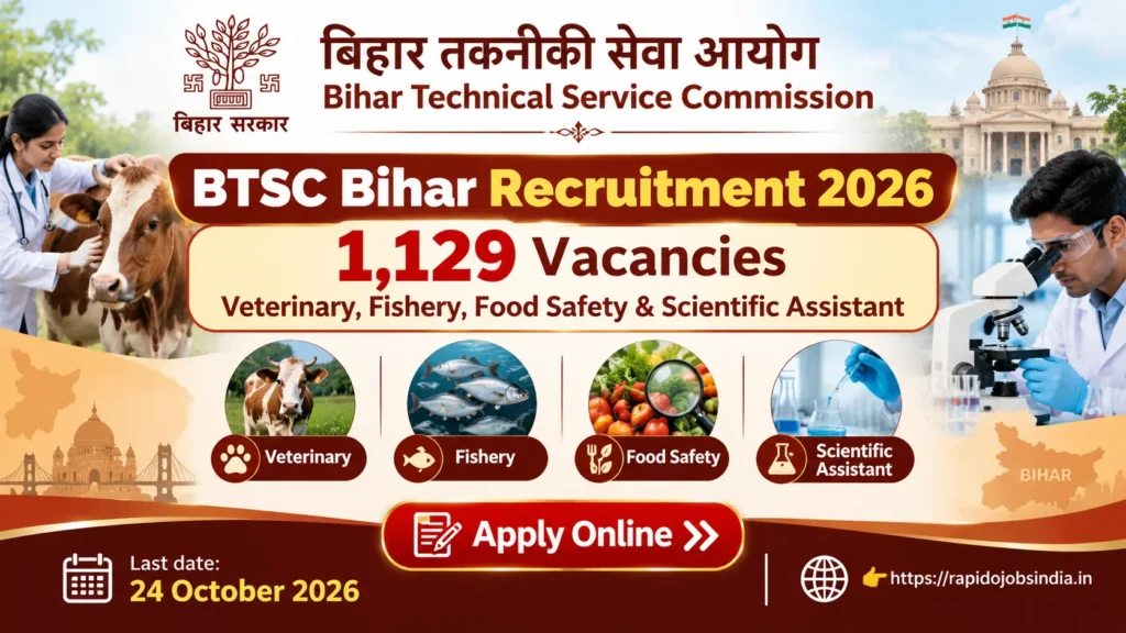 BTSC Bihar Recruitment 2026