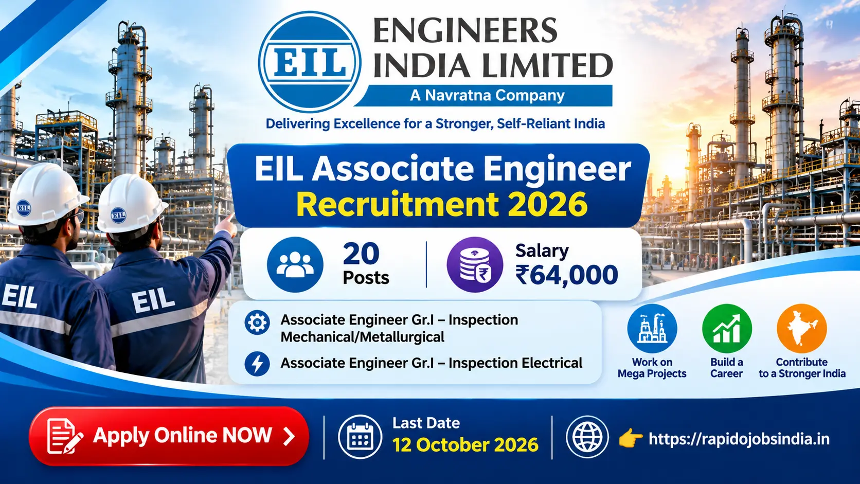 EIL Associate Engineer Recruitment 2026