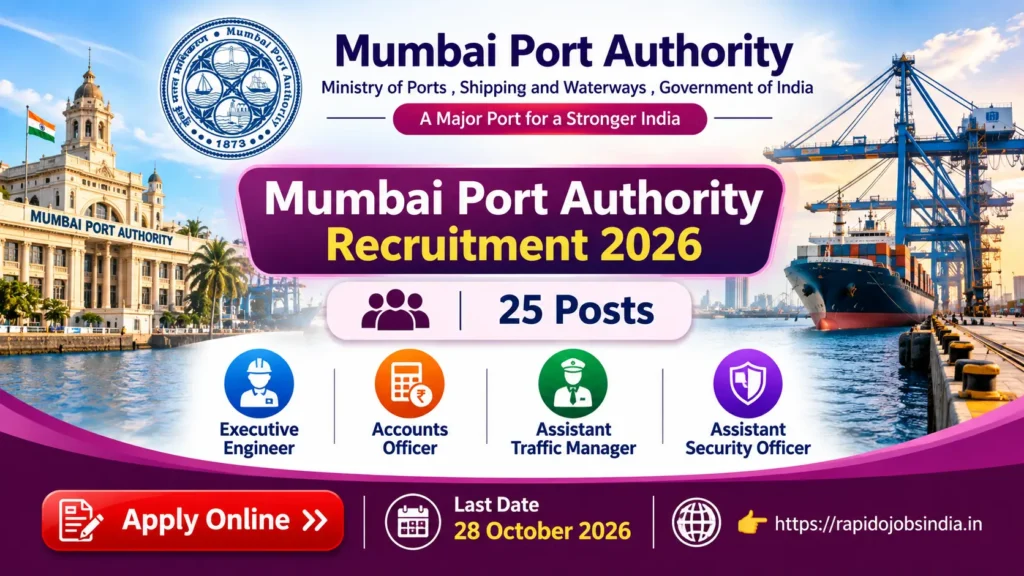 Mumbai Port Authority Vacancies