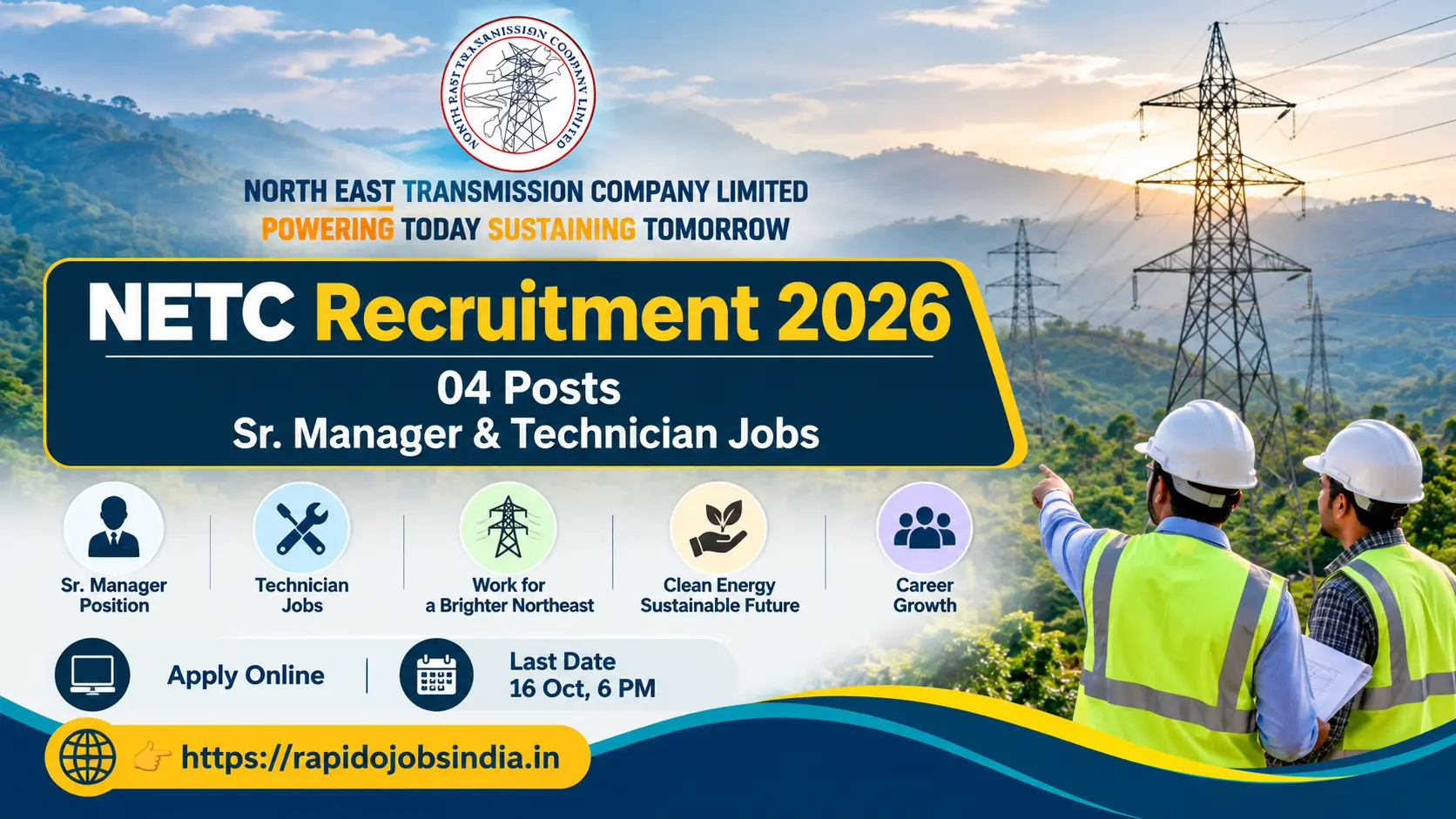 NETC Recruitment 2026