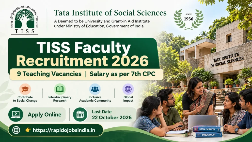 TISS Faculty Recruitment 2026