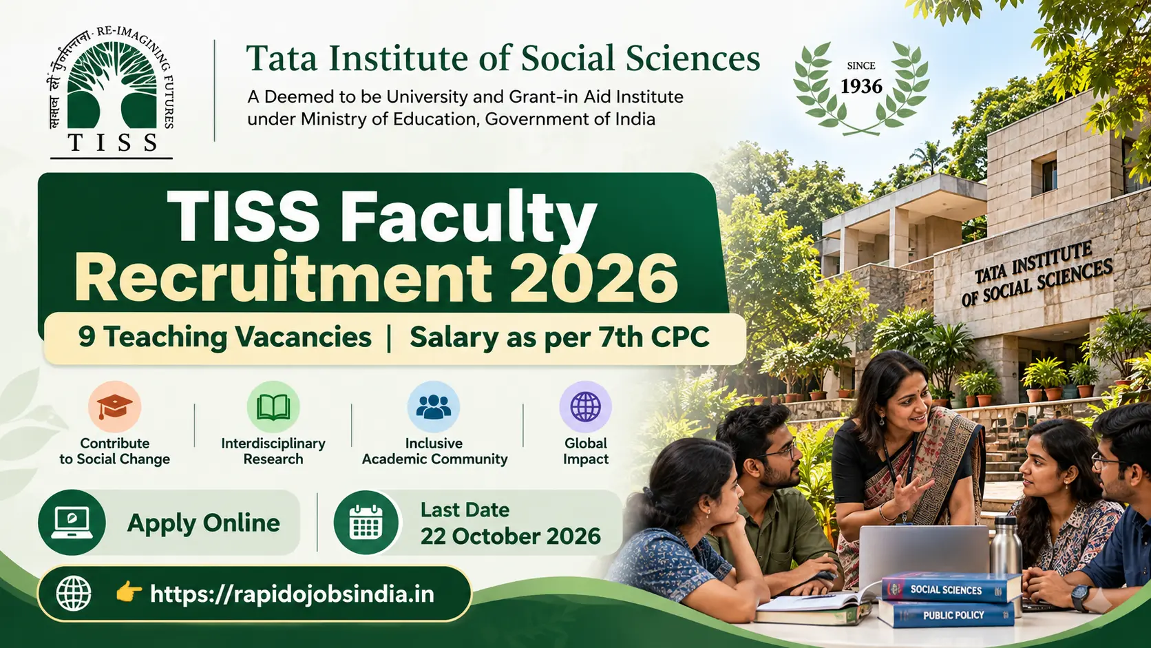 TISS Faculty Recruitment 2026