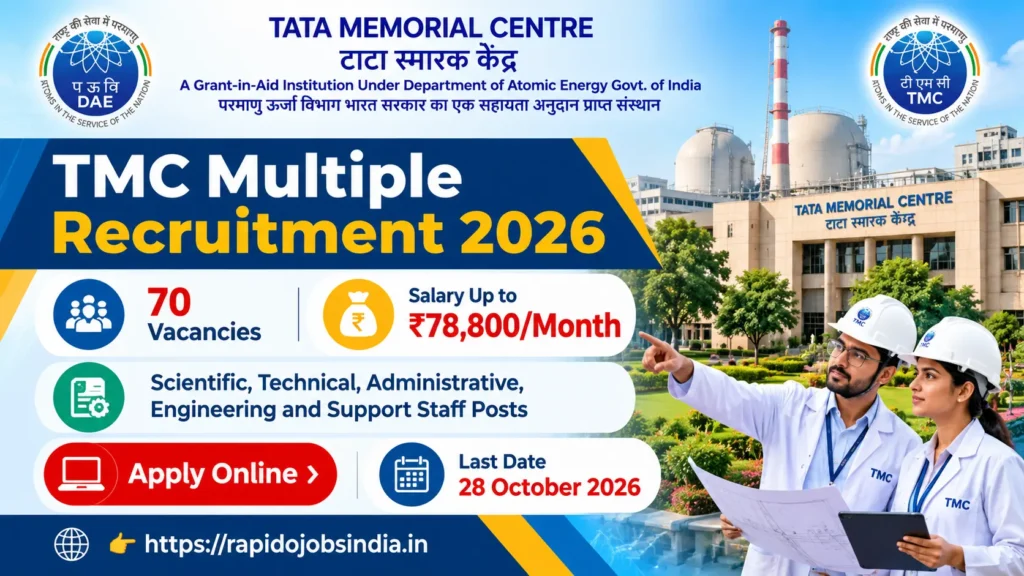TMC Multiple Recruitment 2026